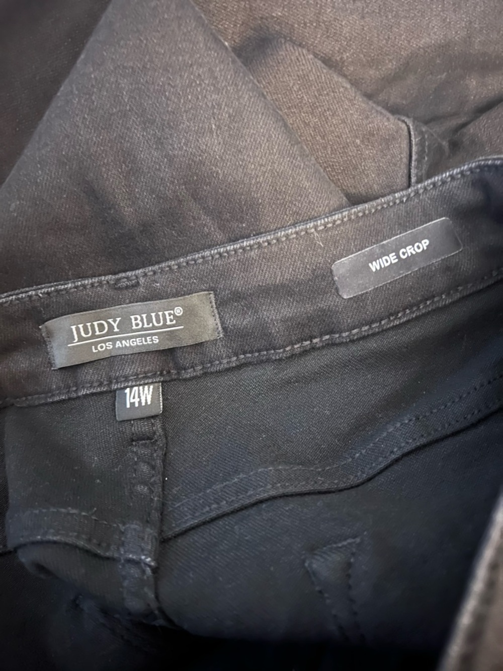 Judy Blue Black High-Rise Wide-Leg Jeans - Picture 5 of 9
